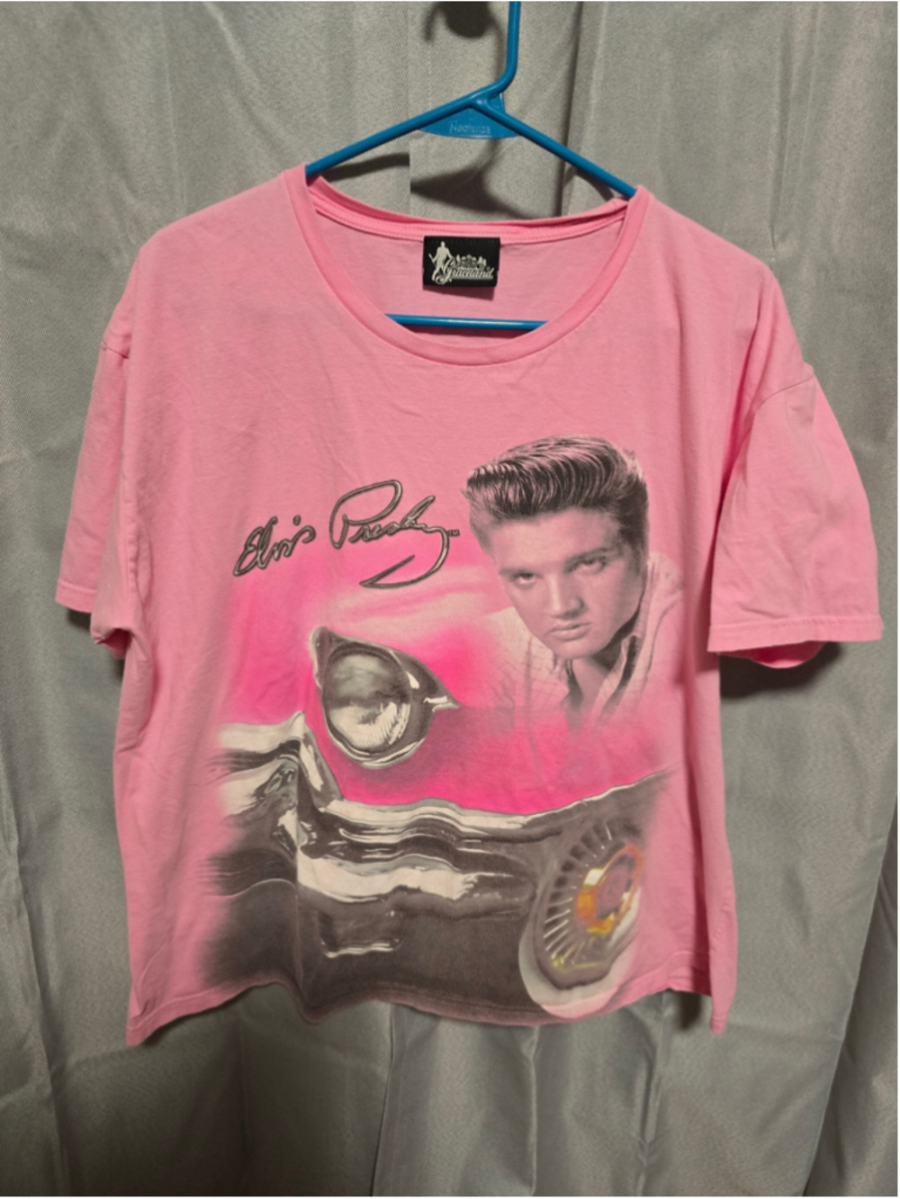 Women's Graceland Elvis Presley Graphic Tee Pink 2X